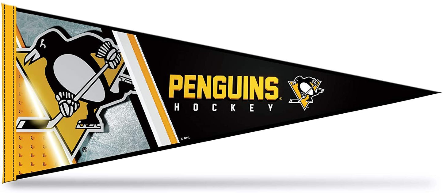 Pittsburgh Penguins Soft Felt Pennant | 12×30" | Primary Design | Officially Licensed | NHL