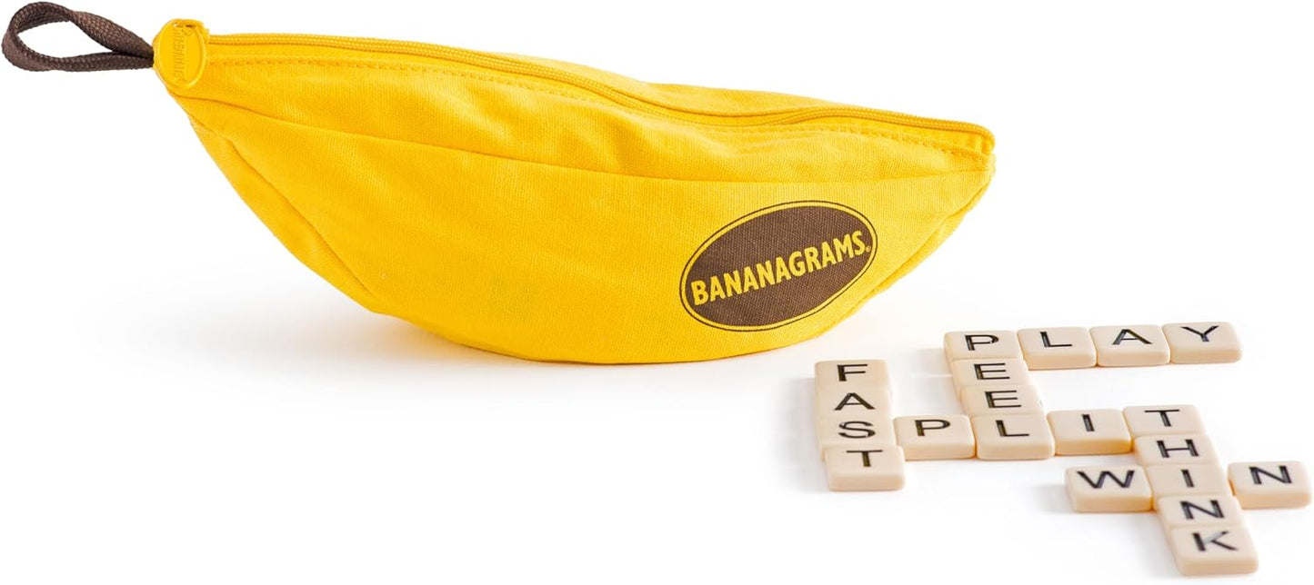 BANANAGRAMS Classic Word Game | 1-8 Players | Ages 7+ - Niksstuff