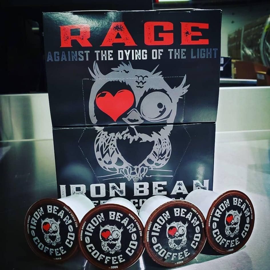 Rage Kups | Medium Roast Coffee Pods | K-Cup Compatible | 12ct or 72ct | Iron Bean Coffee Company - Niksstuff