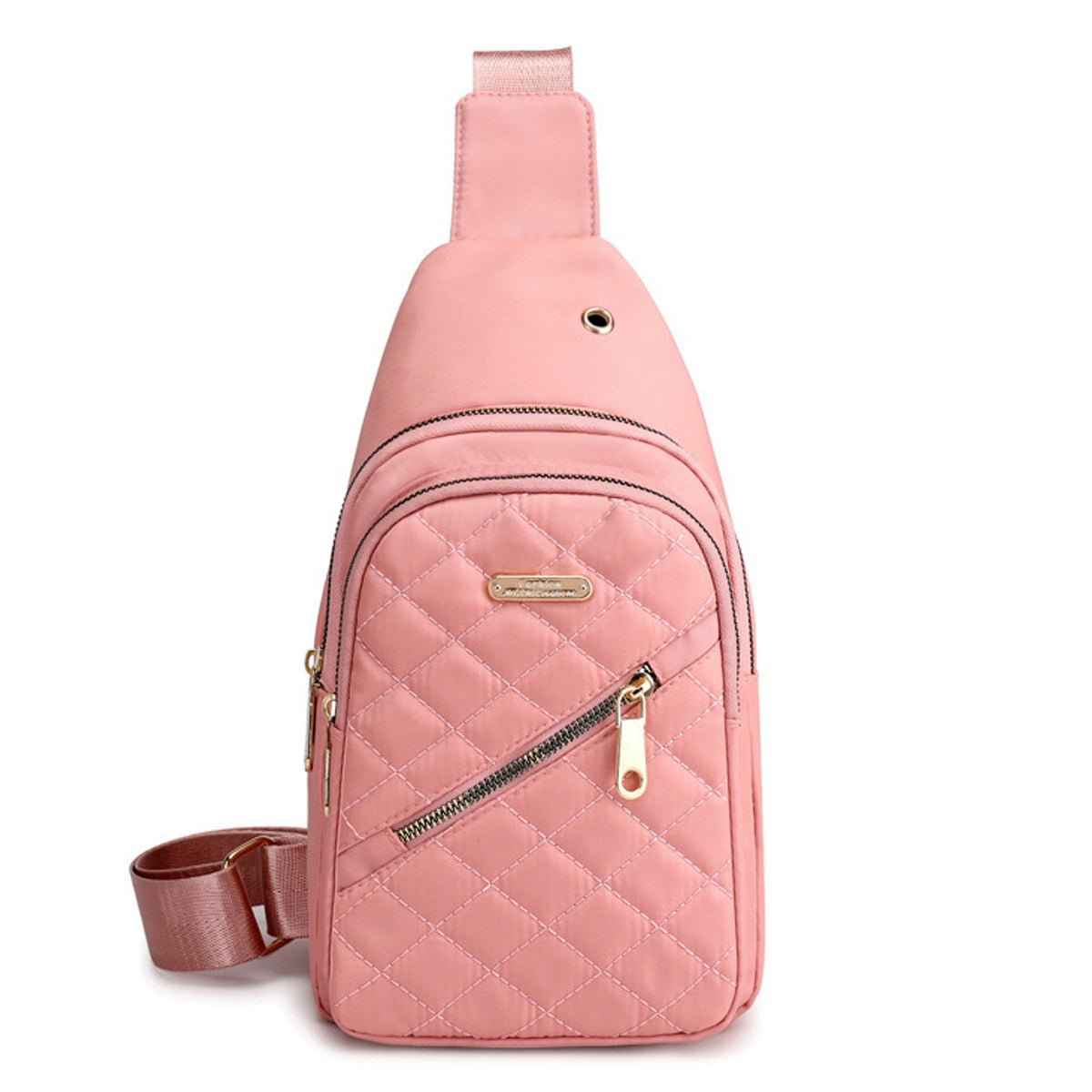 Women's Shoulder Sling Bag – Nylon Adjustable Strap Crossbody Purse