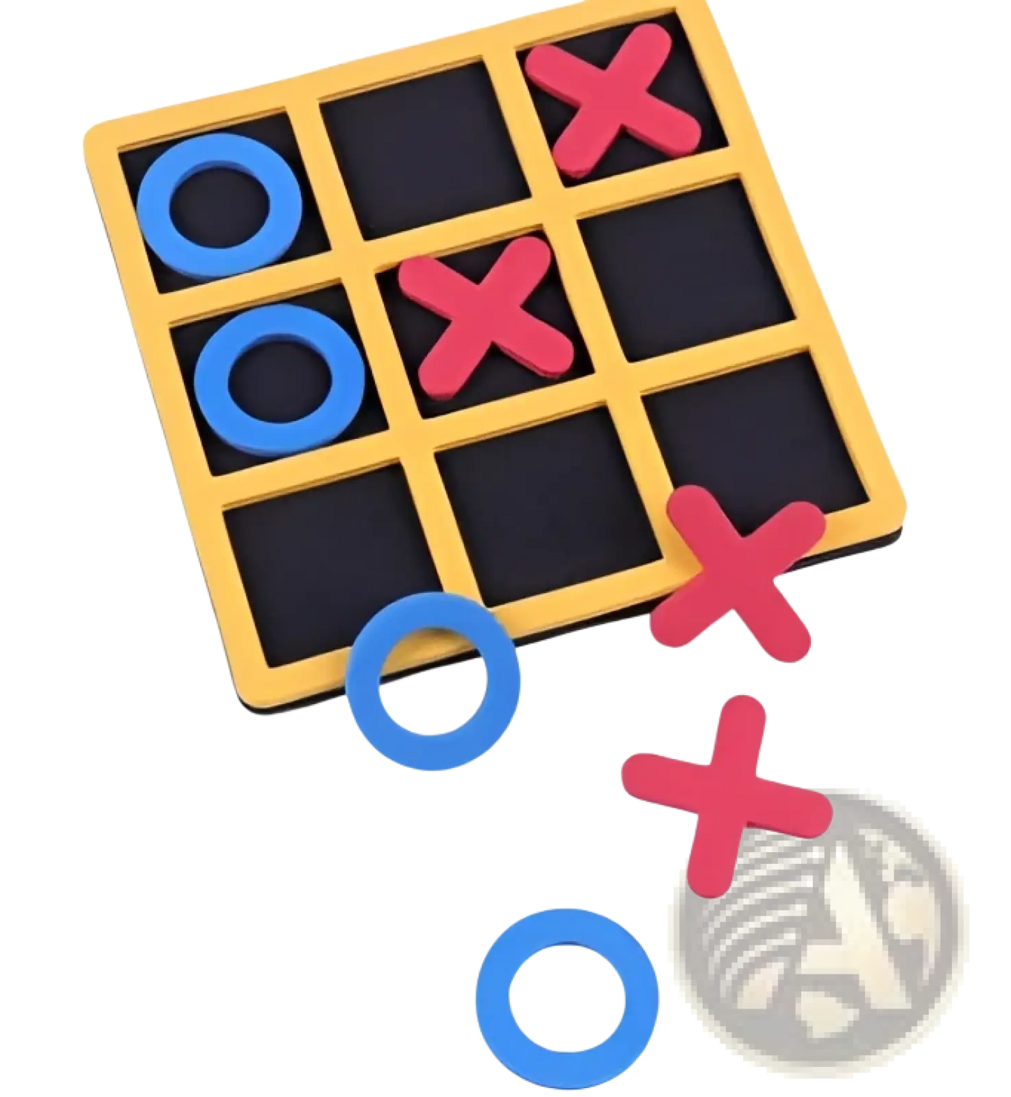 Tic-Tac-Toe Board Game | EVA Foam | 15×15 cm | 1, 2 or 3 Pack | Kids & Adults