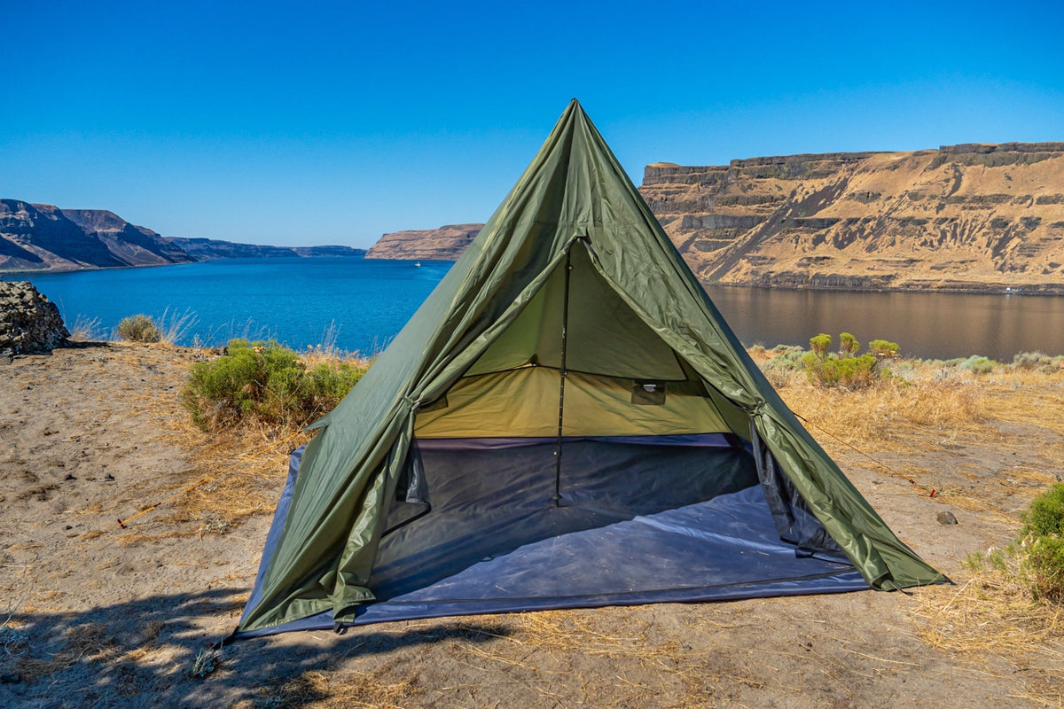 River Country Gear Trekker Tent 4 – 4-Person Backpacking Tent with Rainfly & Ventilation