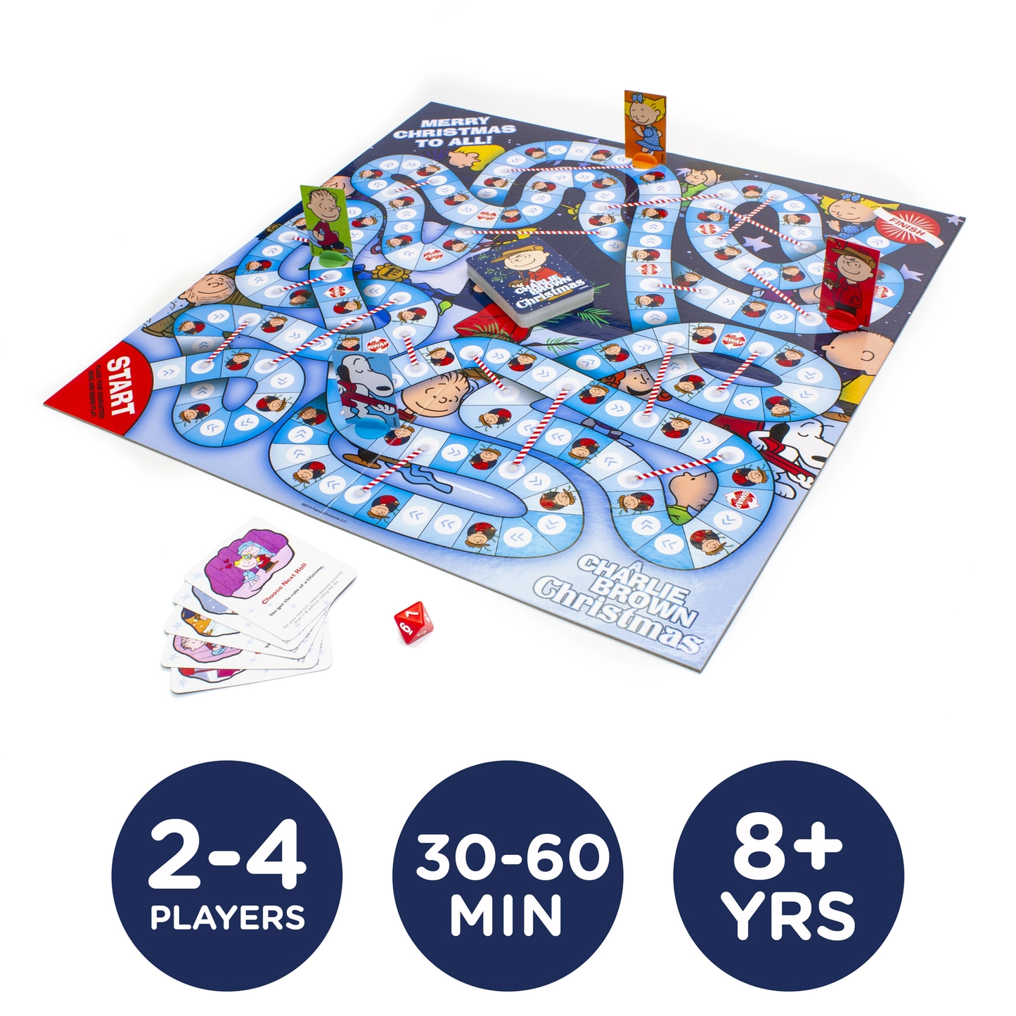 A Charlie Brown Christmas Journey Board Game | Peanuts Holiday Game - Niksstuff