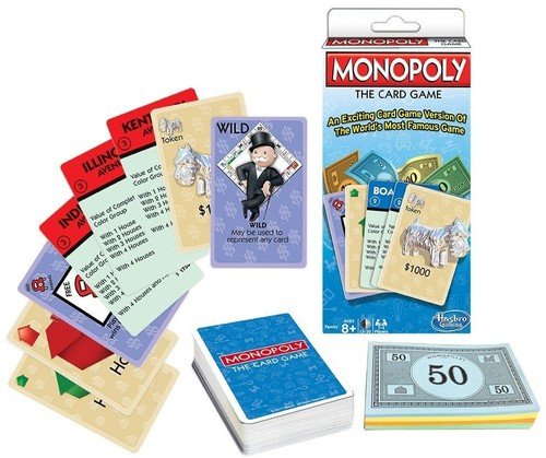 Monopoly Card Game | Rummy-Style Card Game | 2-4 Players Ages 8+ - Niksstuff