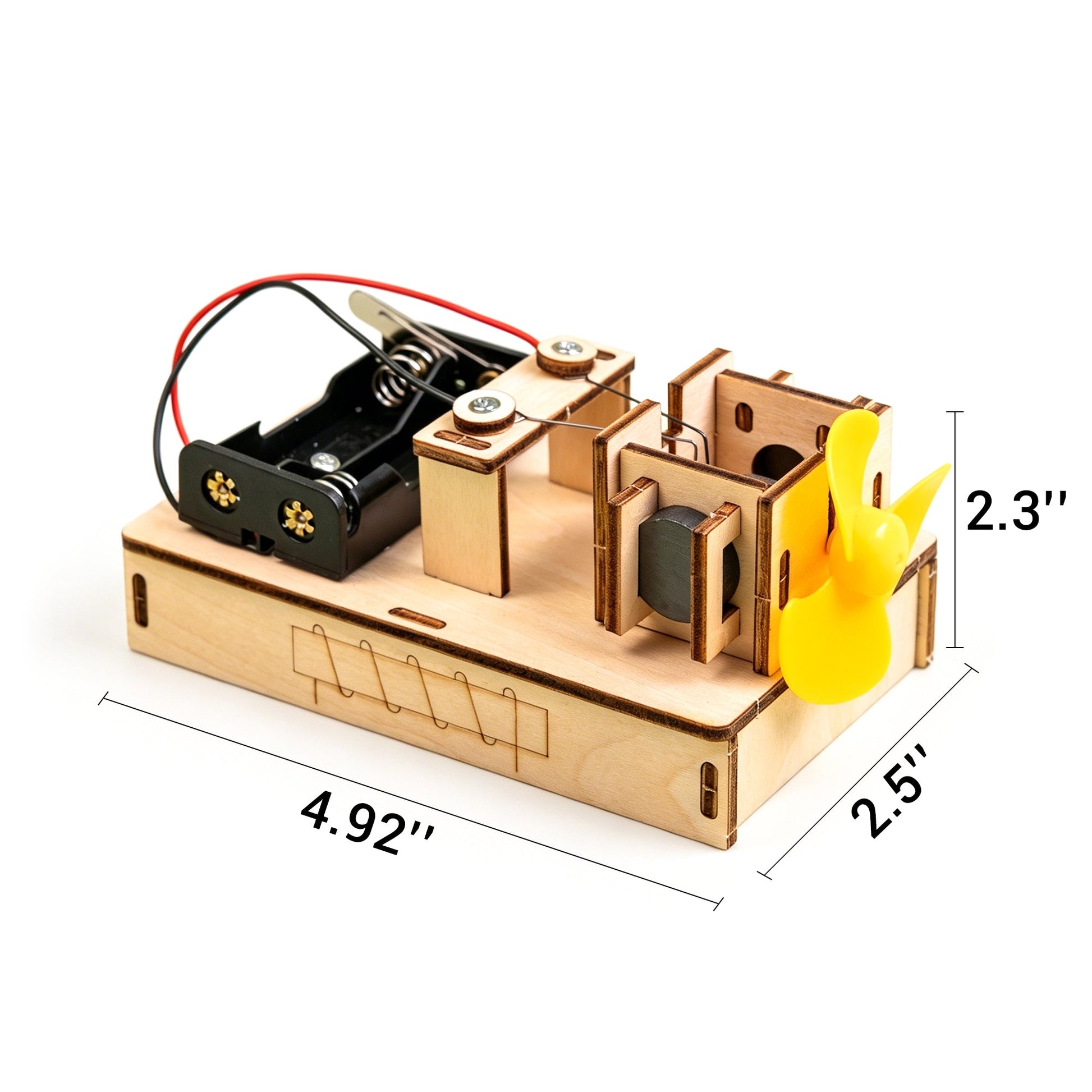 Electric Motor DIY Kit | Electromagnetism STEM Toy for Kids 8+ - Niksstuff