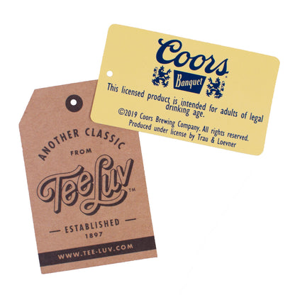 Coors Banquet "The Legend" T-Shirt | Front & Back Forest Print | Military Green