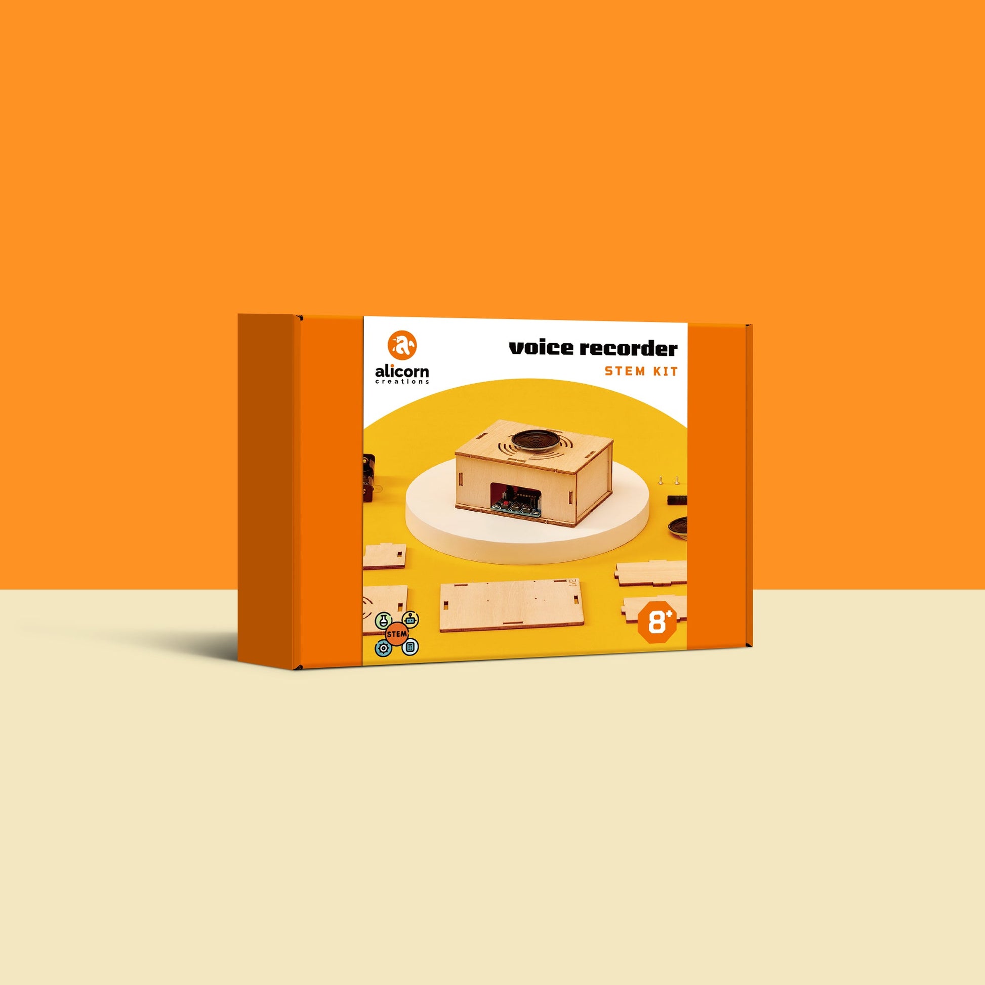 Voice Recorder DIY Kit | Electronics & Audio STEM Toy for Kids 8+ - Niksstuff