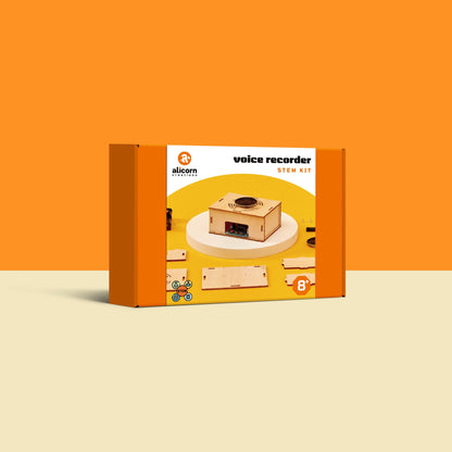 Voice Recorder DIY Kit | Electronics & Audio STEM Toy for Kids 8+ - Niksstuff