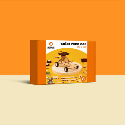 Solar Race Car DIY Kit | Renewable Energy STEM Toy for Kids Ages 8+ - Niksstuff