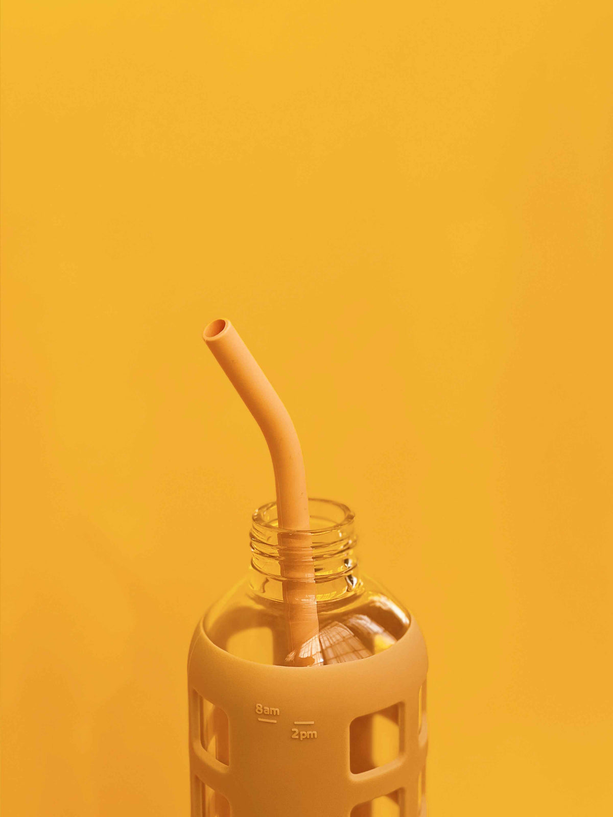purifyou Reusable Silicone Straws - Long, Slender & Kids Sizes