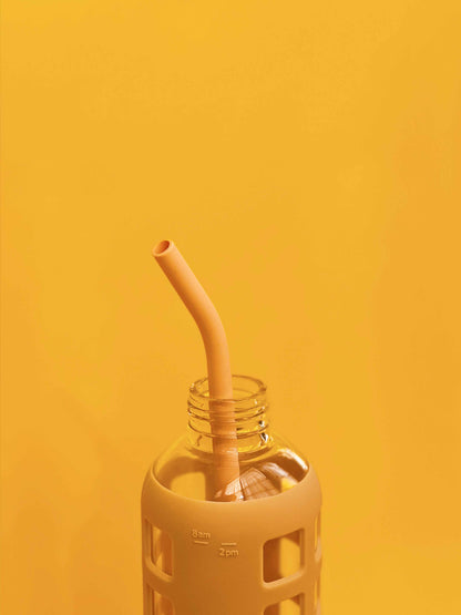 purifyou Reusable Silicone Straws - Long, Slender & Kids Sizes