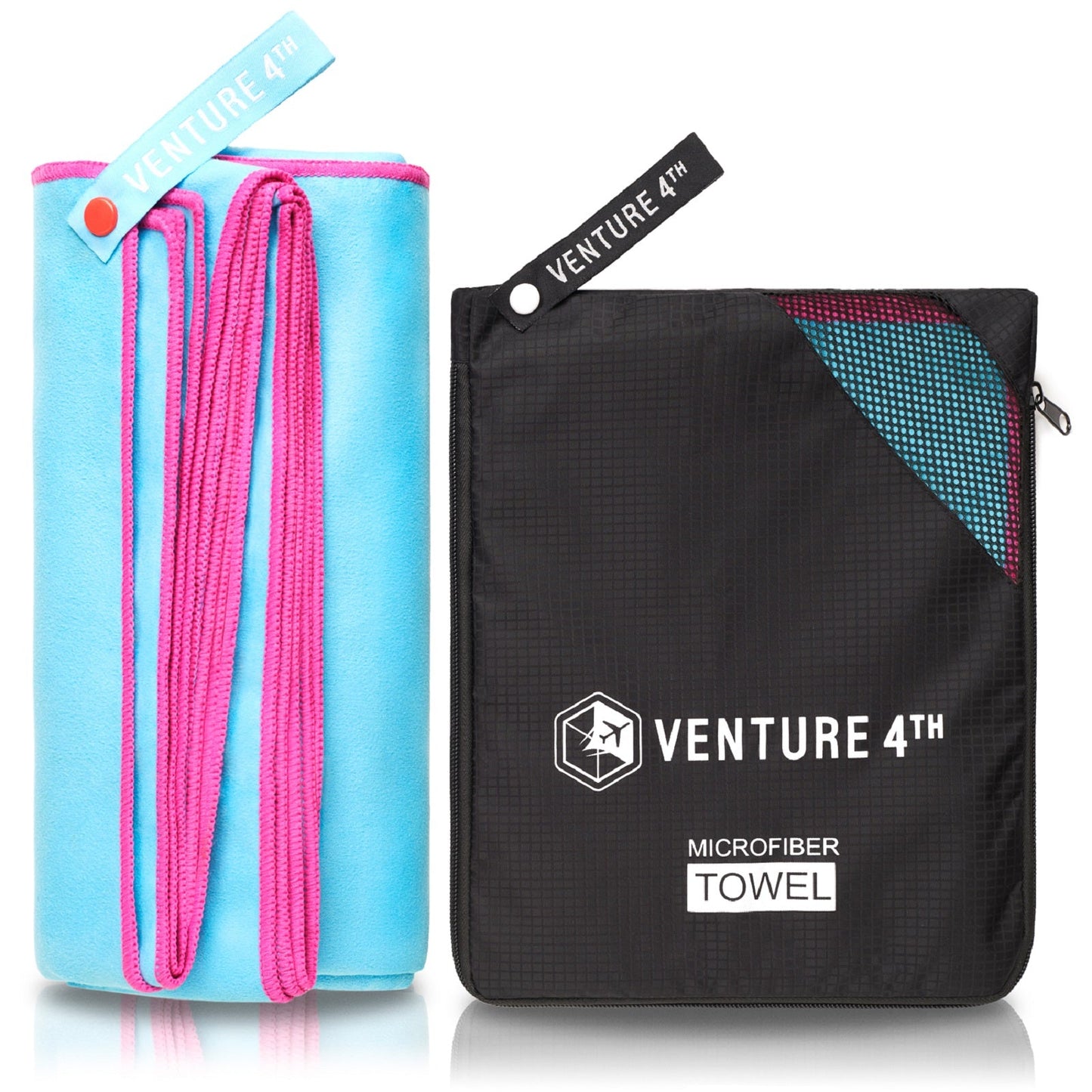 VENTURE 4TH Quick-Dry Microfiber Travel Towel | 3 Sizes | 9 Colors - Niksstuff