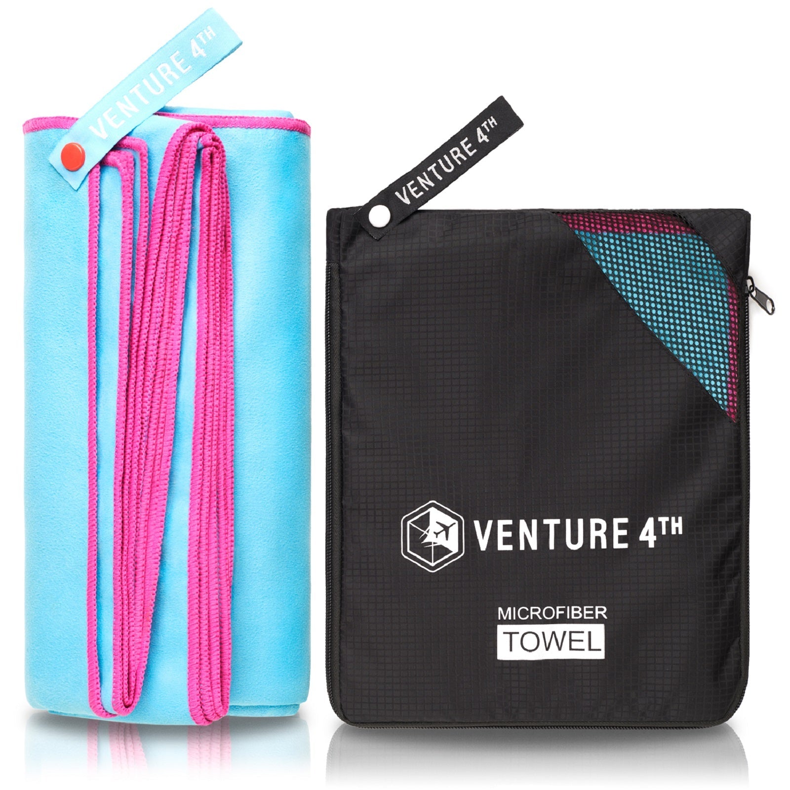 VENTURE 4TH Quick-Dry Microfiber Travel Towel | 3 Sizes | 9 Colors - Niksstuff