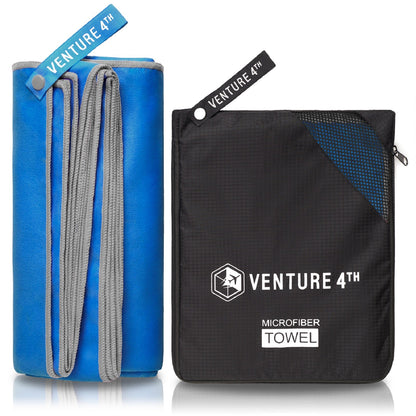 VENTURE 4TH Quick-Dry Microfiber Travel Towel | 3 Sizes | 9 Colors - Niksstuff