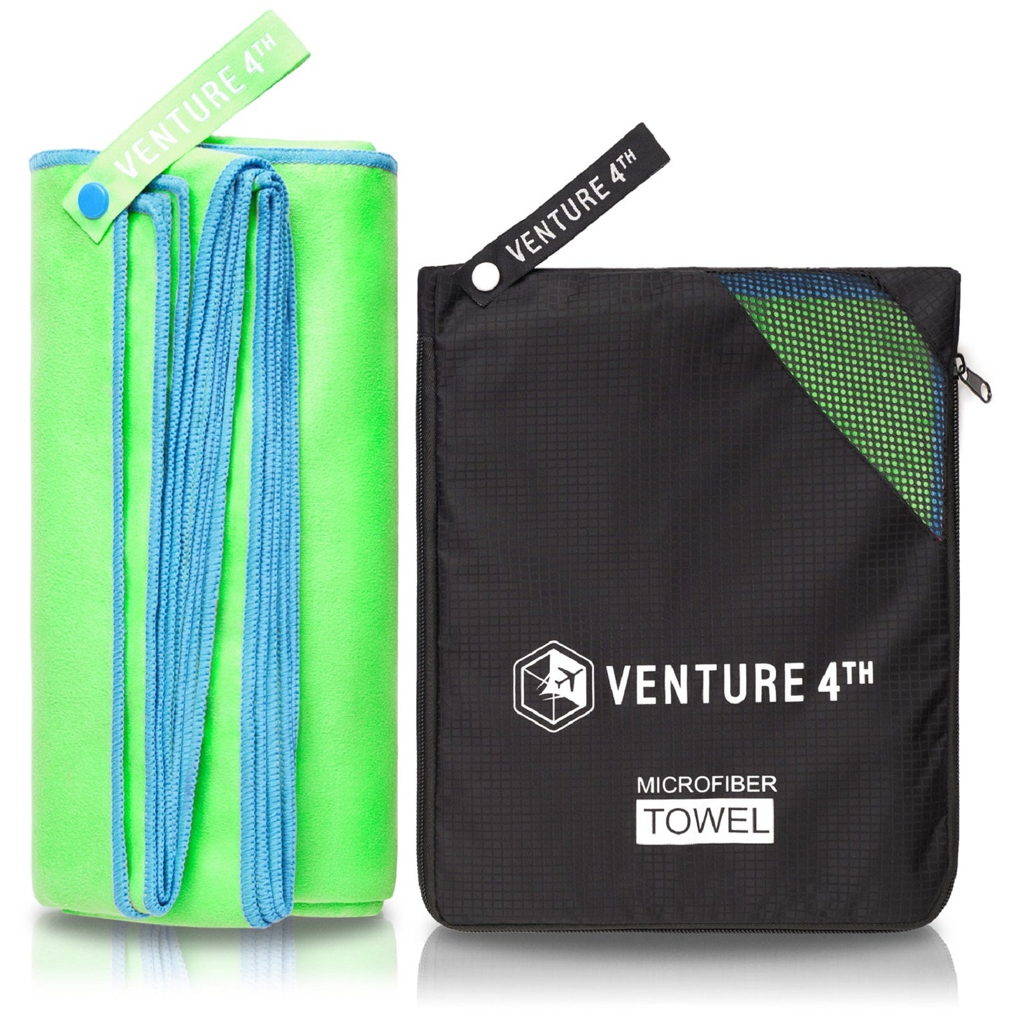 VENTURE 4TH Quick-Dry Microfiber Travel Towel | 3 Sizes | 9 Colors - Niksstuff