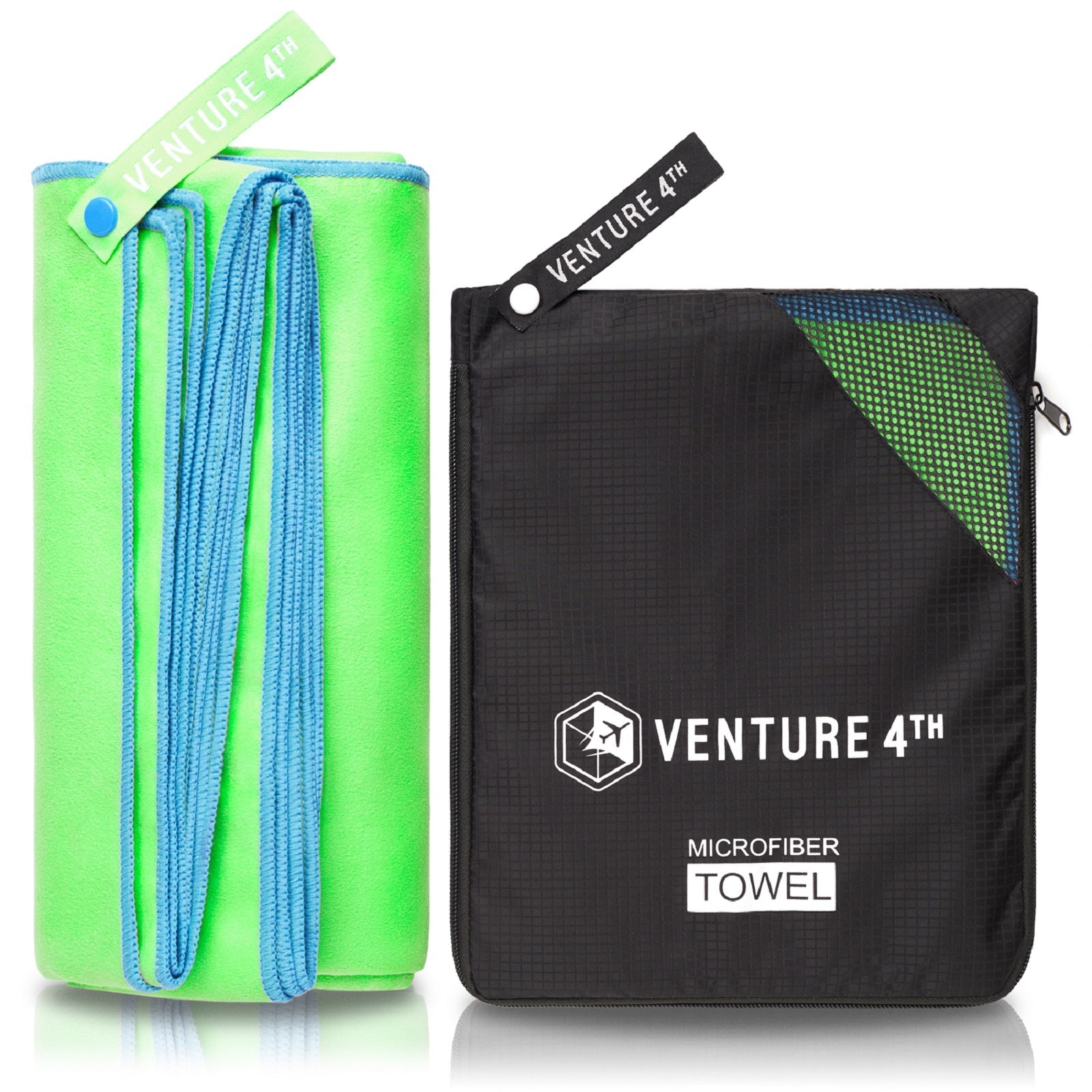 VENTURE 4TH Quick-Dry Microfiber Travel Towel | 3 Sizes | 9 Colors - Niksstuff