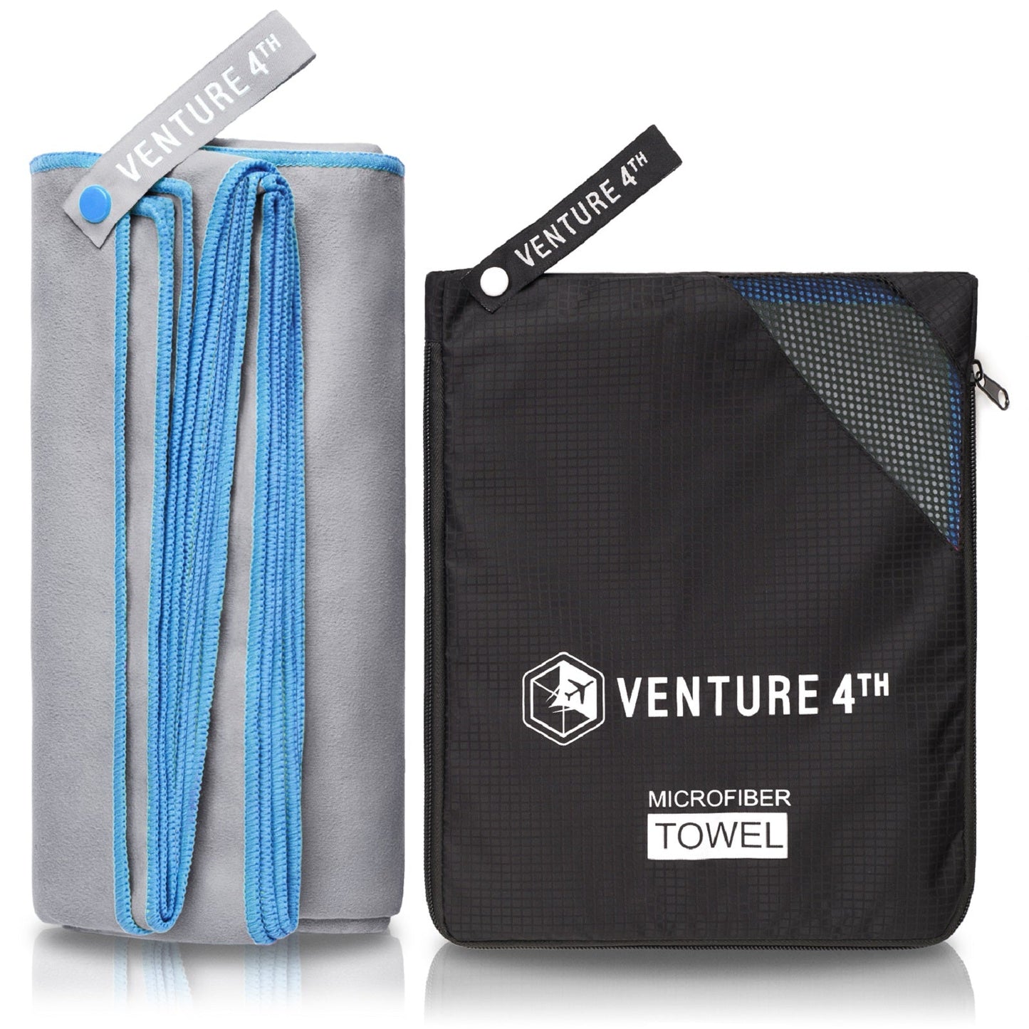 VENTURE 4TH Quick-Dry Microfiber Travel Towel | 3 Sizes | 9 Colors - Niksstuff