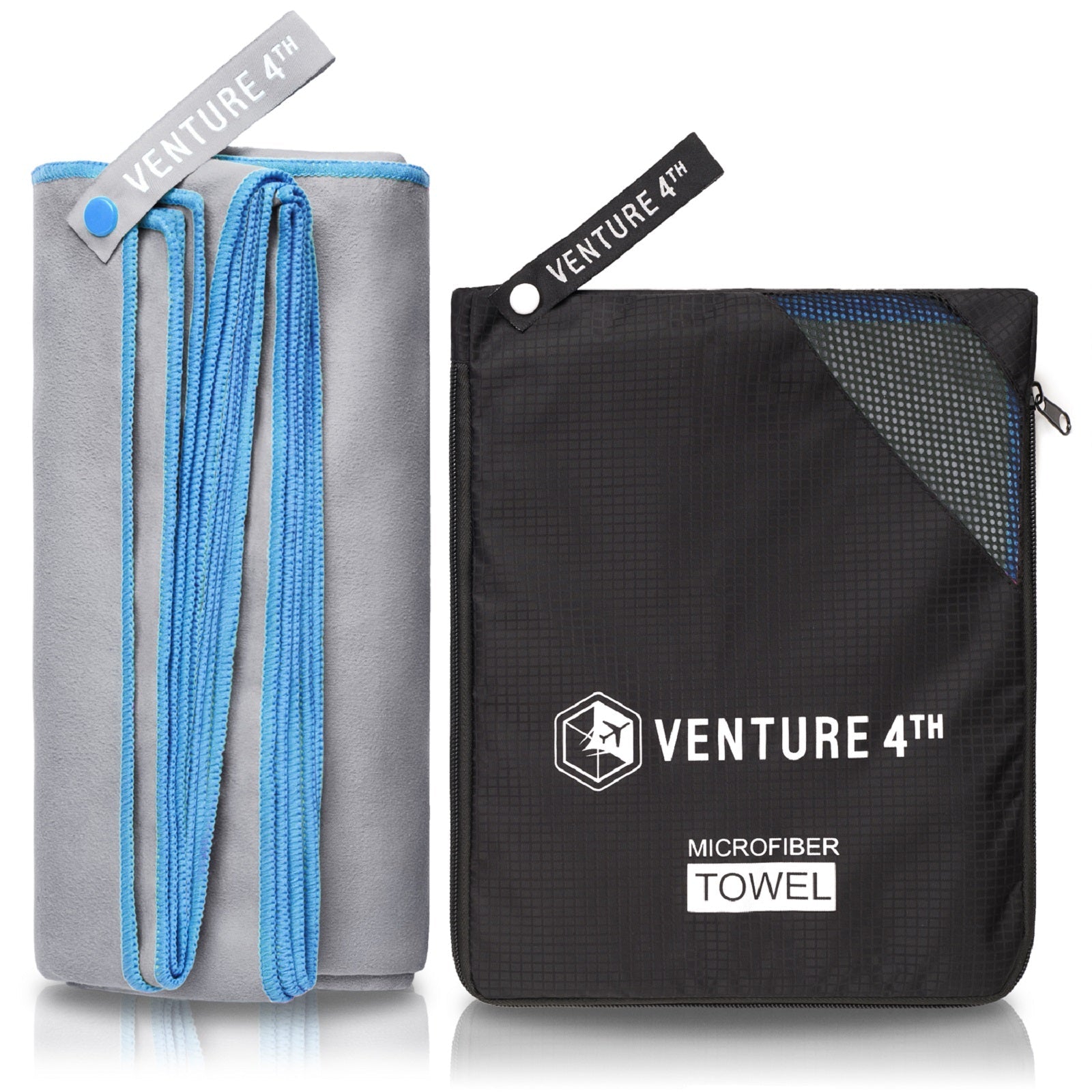 VENTURE 4TH Quick-Dry Microfiber Travel Towel | 3 Sizes | 9 Colors - Niksstuff