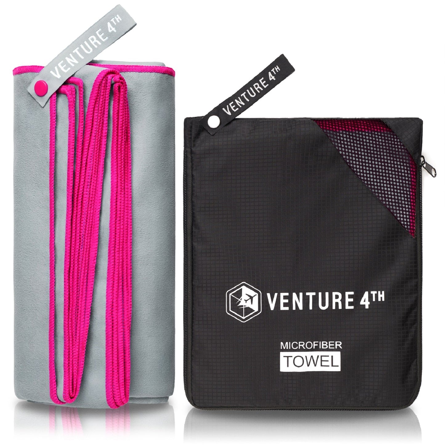 VENTURE 4TH Quick-Dry Microfiber Travel Towel | 3 Sizes | 9 Colors - Niksstuff