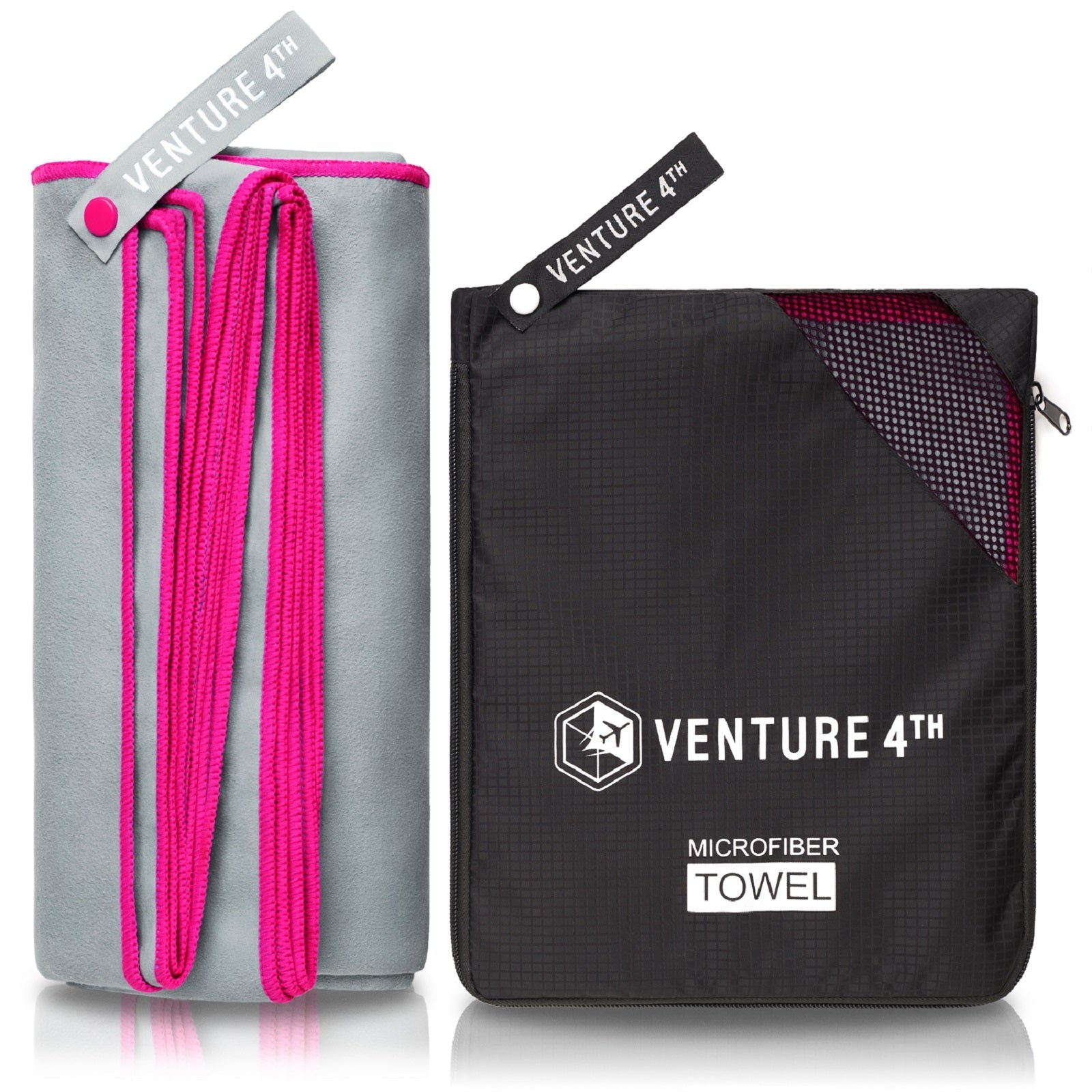 VENTURE 4TH Quick-Dry Microfiber Travel Towel | 3 Sizes | 9 Colors - Niksstuff