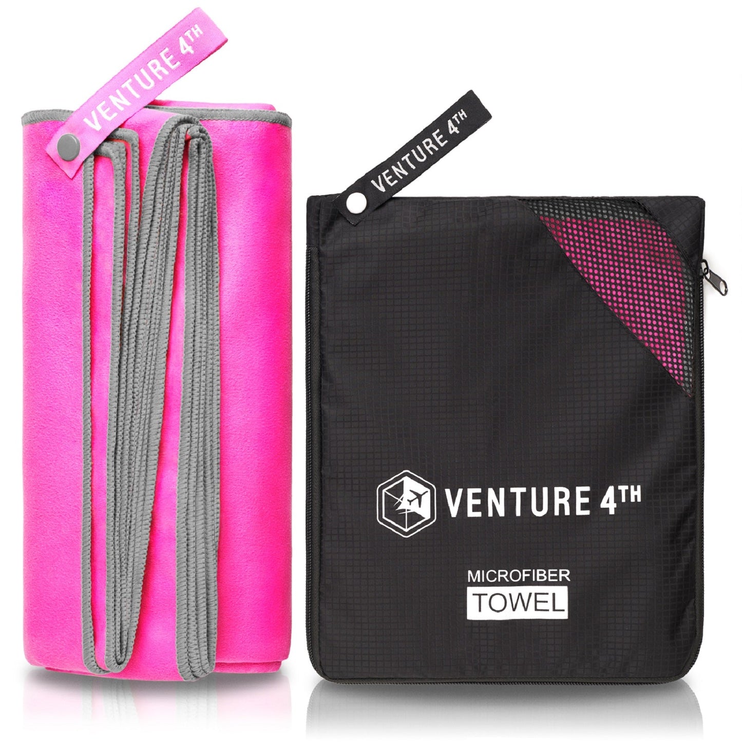 VENTURE 4TH Quick-Dry Microfiber Travel Towel | 3 Sizes | 9 Colors - Niksstuff