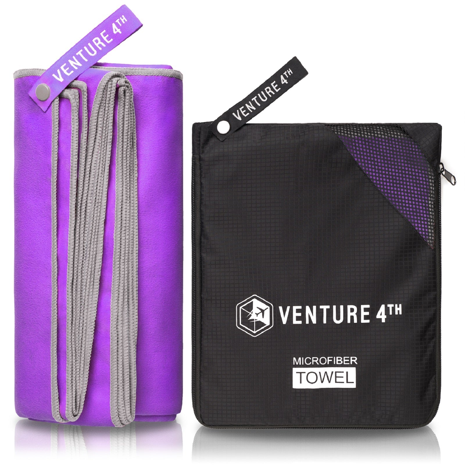 VENTURE 4TH Quick-Dry Microfiber Travel Towel | 3 Sizes | 9 Colors - Niksstuff