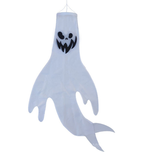 Gbruno 4-Piece Halloween Ghost Windsocks with LED Lights 43"