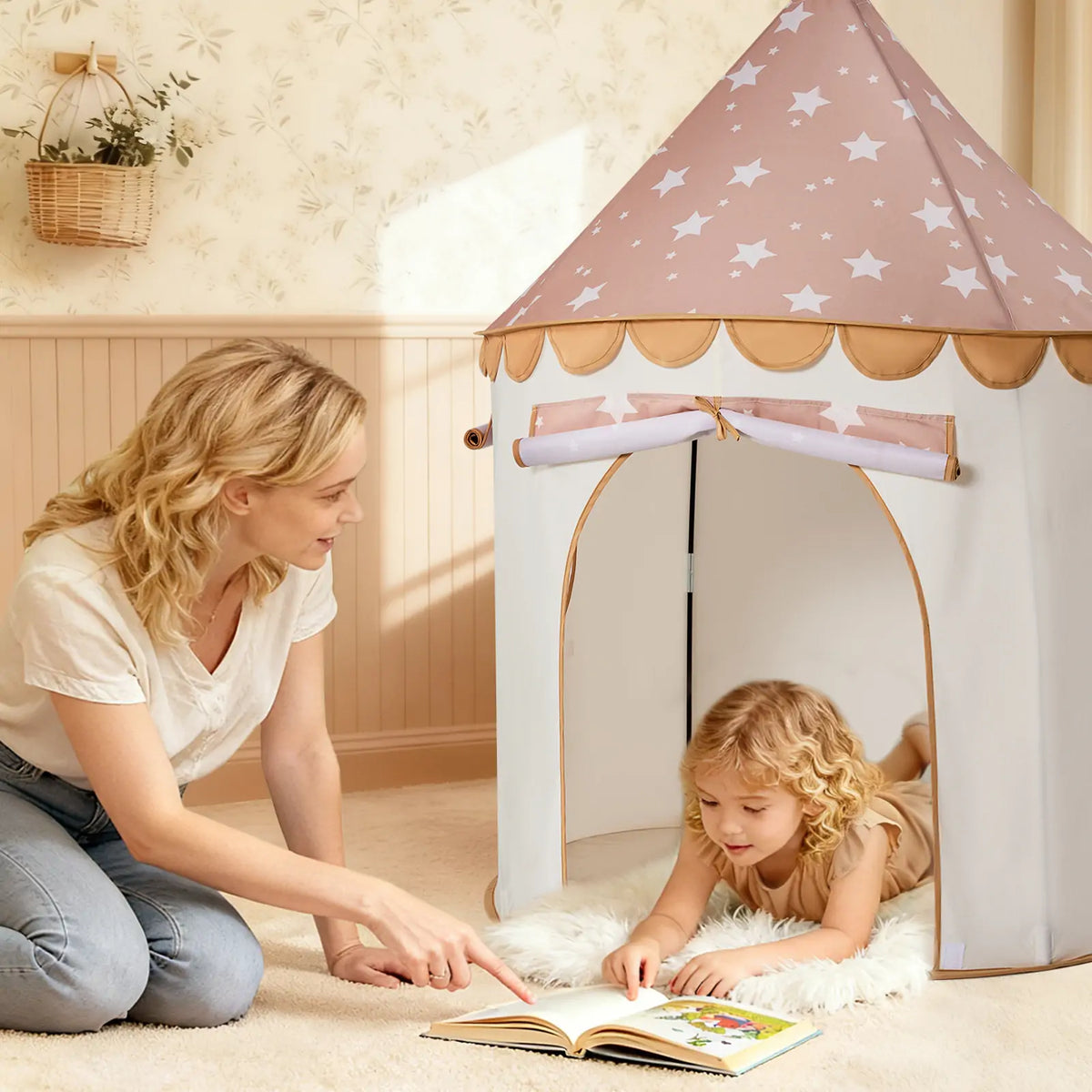 Tiny Land Kids Tent - Indoor/Outdoor Toddler Play Tent