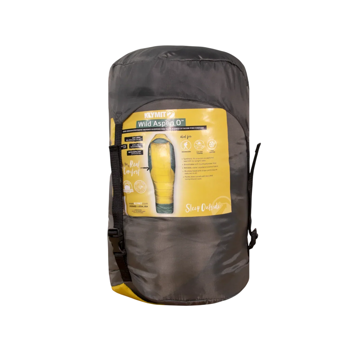 Klymit Wild Aspen 0°F Large Mummy Sleeping Bag - 4 Season