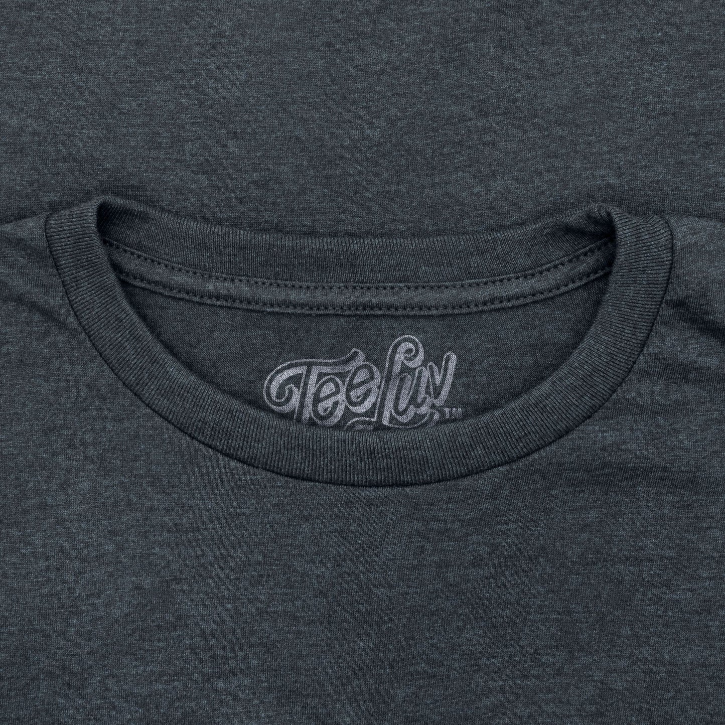 Coors Genuine Bock Beer T-Shirt | Distressed Front & Back Print | Denim Black Heather
