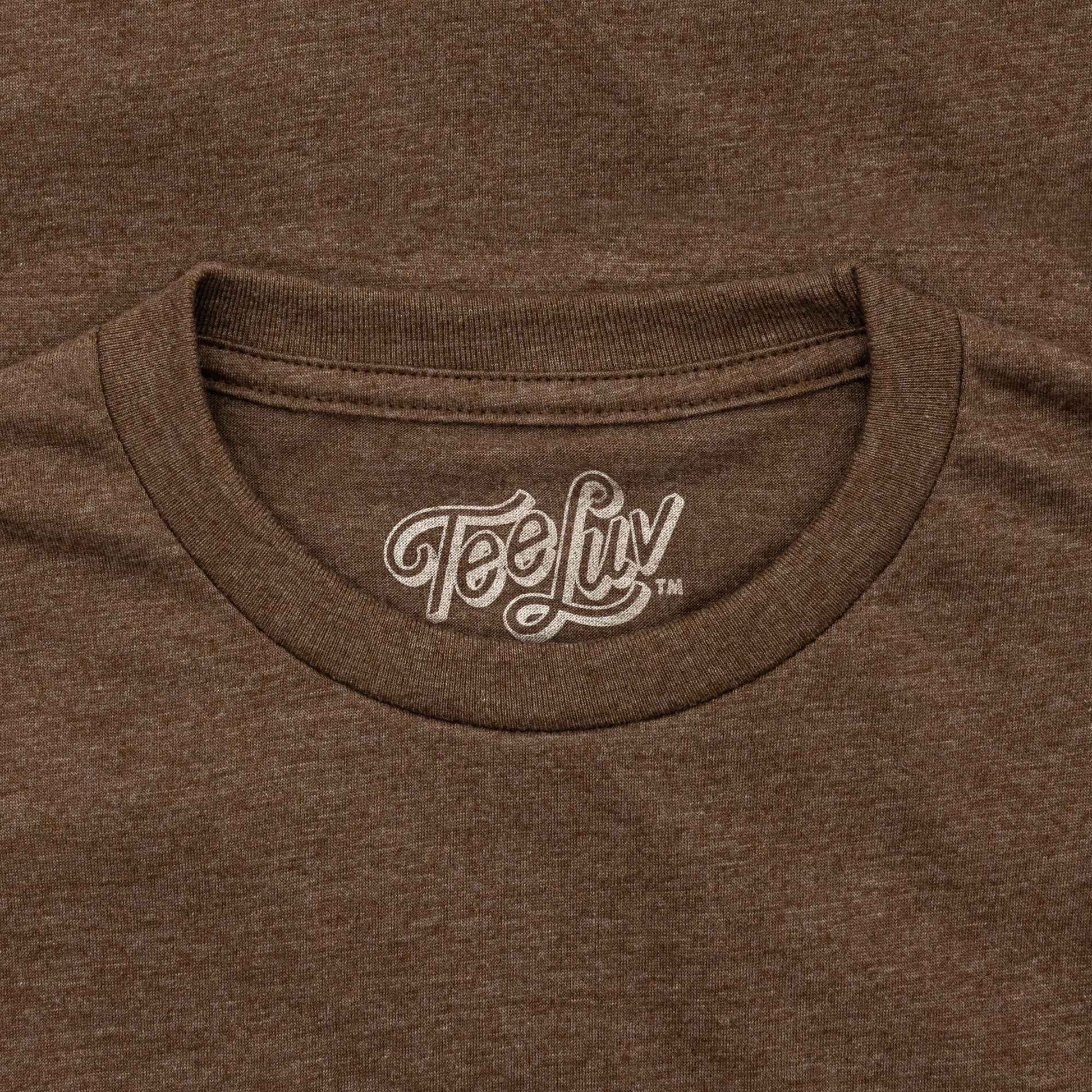 Count Chocula Monster Cereal T-Shirt | Distressed Logo | Heather Brown