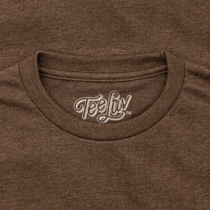 Count Chocula Monster Cereal T-Shirt | Distressed Logo | Heather Brown