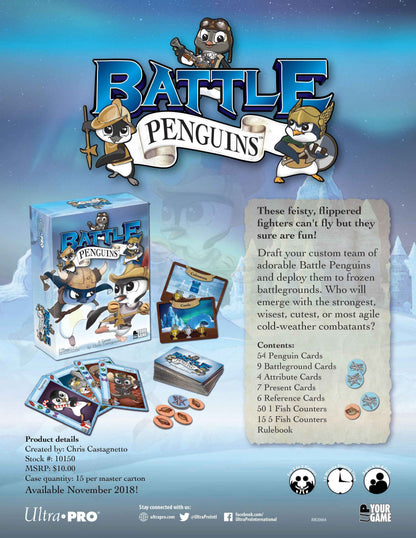 Battle Penguins Strategic Card Game