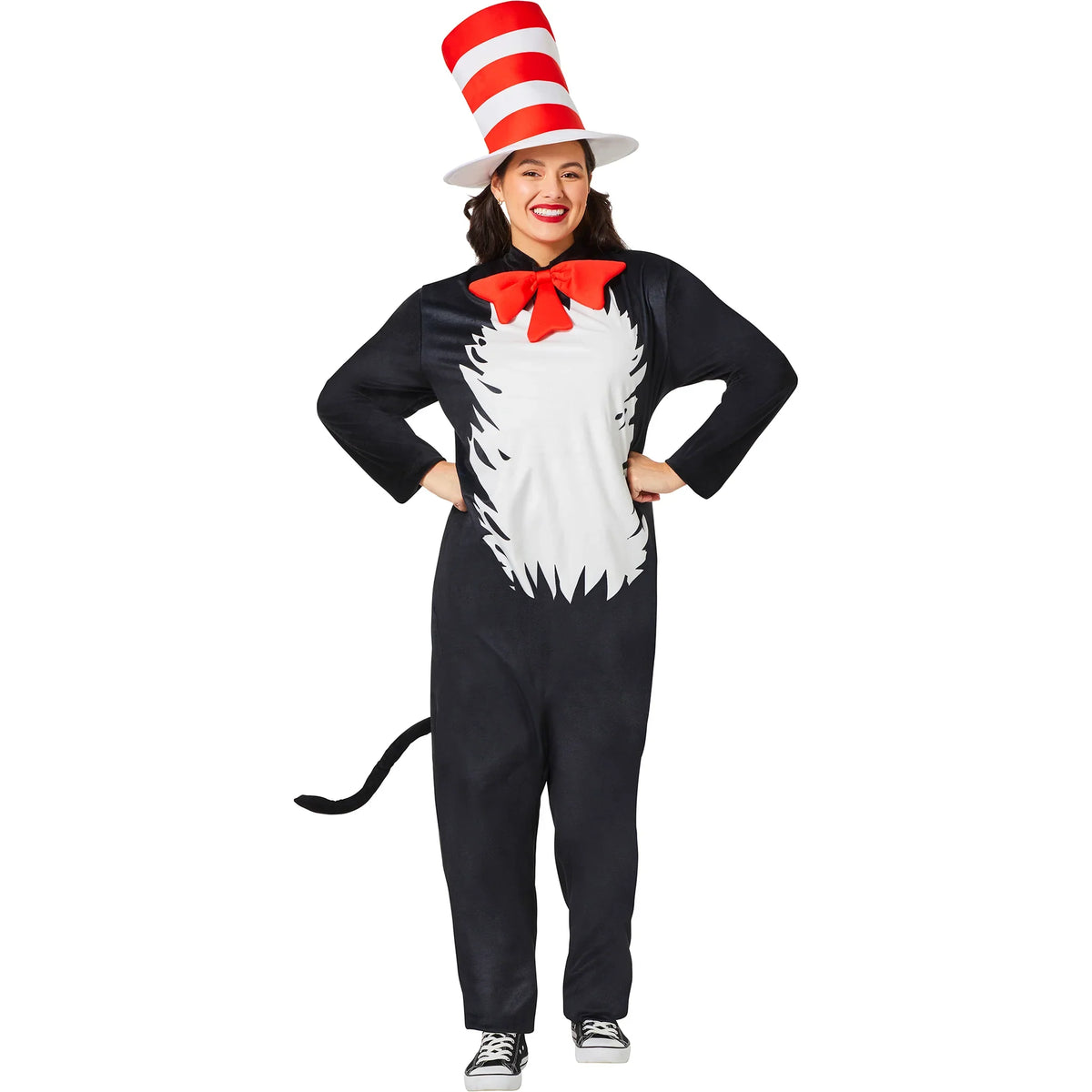 Dr. Seuss The Cat in the Hat Adult Union Suit Costume