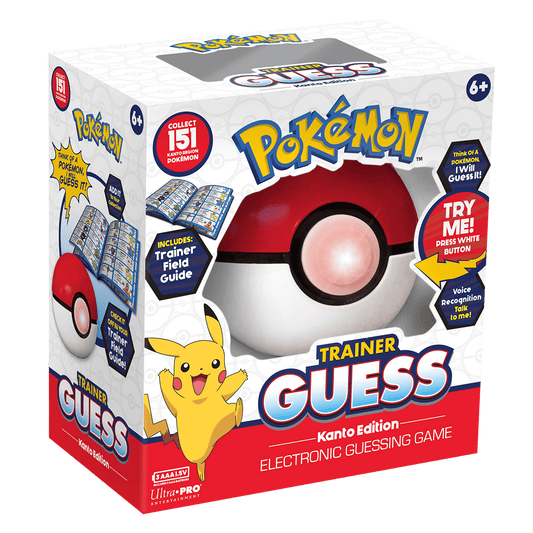 Pokémon Trainer Guess Kanto electronic game box, ages 6+