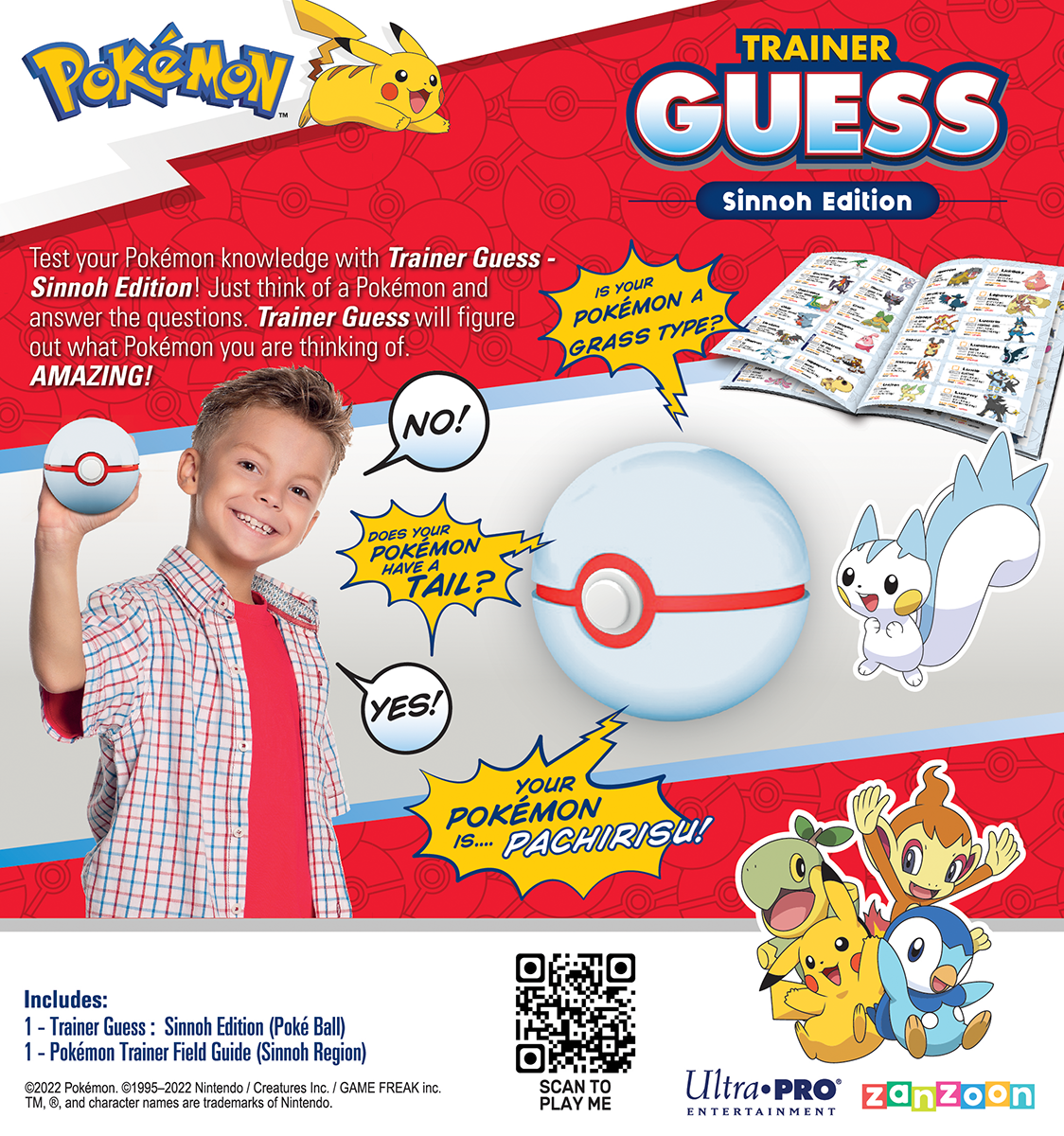 Pokémon Trainer Guess Sinnoh Edition Interactive Game