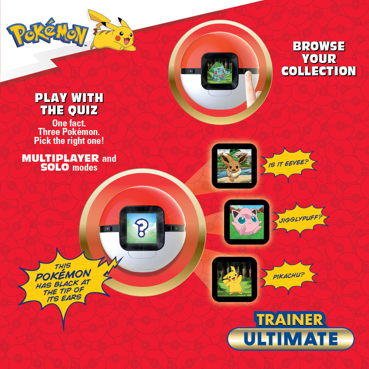 Pokémon Trainer Ultimate Electronic Guessing Game