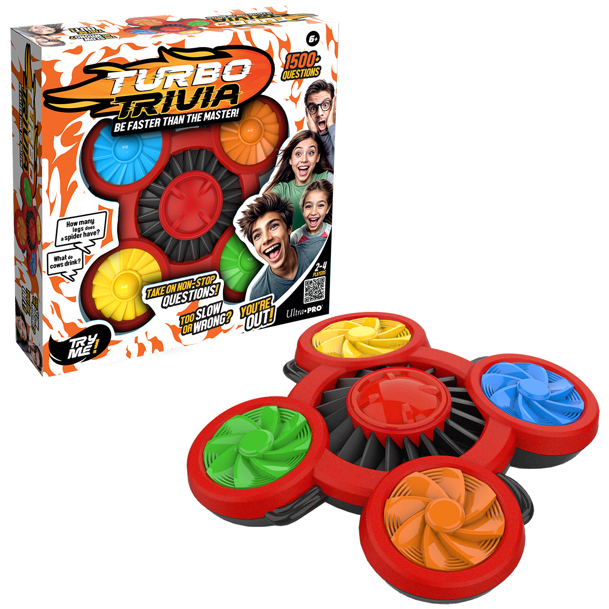 Turbo Trivia Electronic Family Quiz Game - Ages 6+