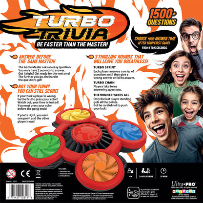 Turbo Trivia Electronic Family Quiz Game - Ages 6+