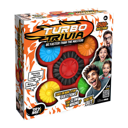 Turbo Trivia Electronic Family Quiz Game - Ages 6+