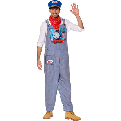Thomas & Friends Conductor Adult Costume - Overalls, Hat, Scarf