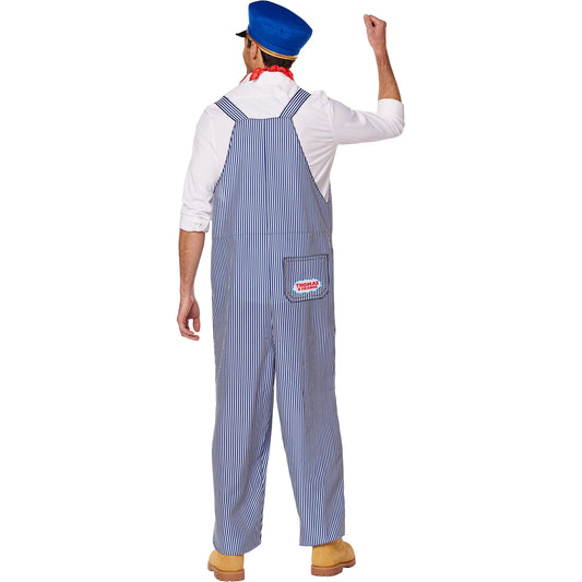 Thomas & Friends Conductor Adult Costume - Overalls, Hat, Scarf