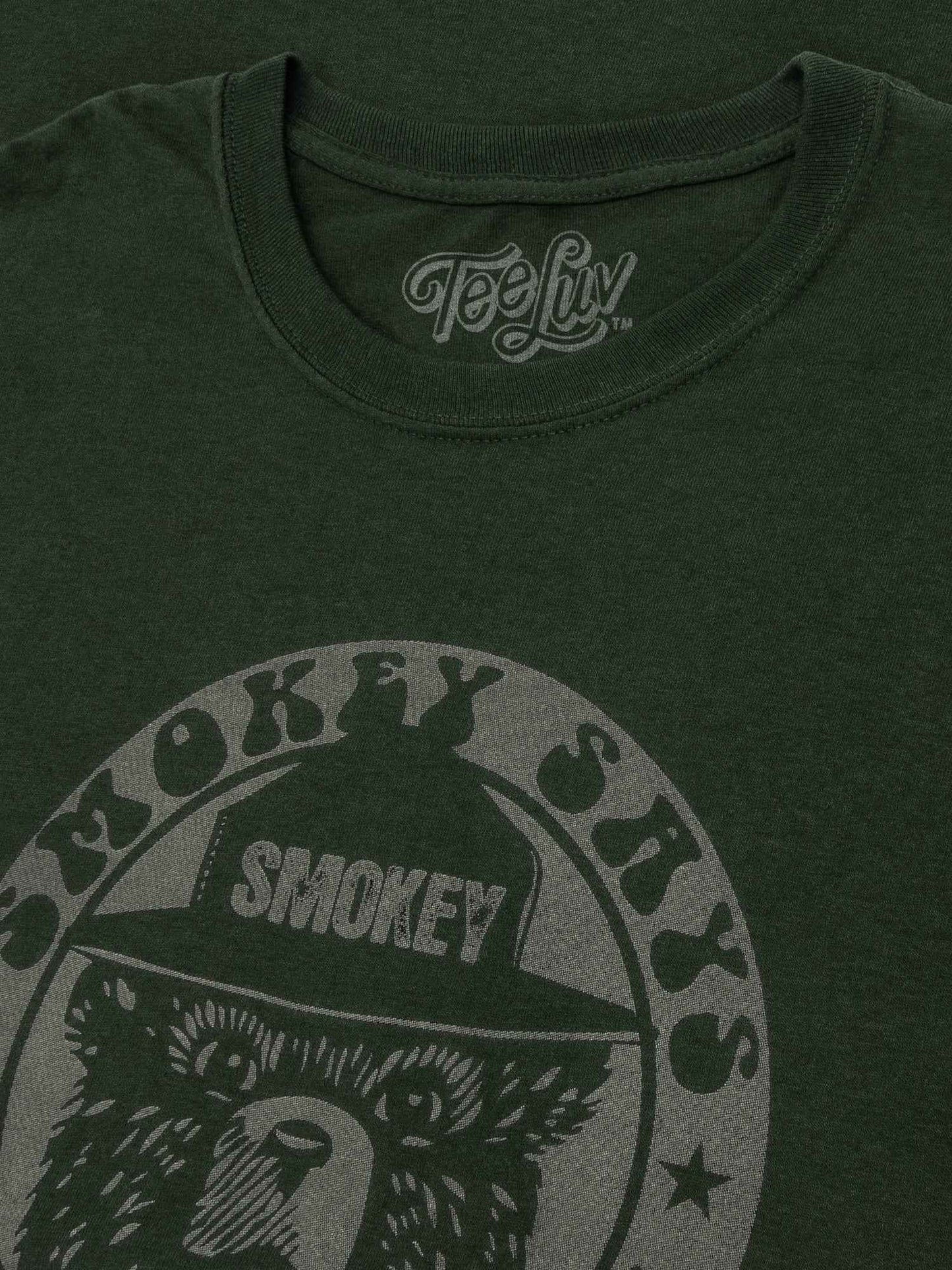 Smokey Bear "Keep It Green" Long Sleeve T-Shirt | Forest Green