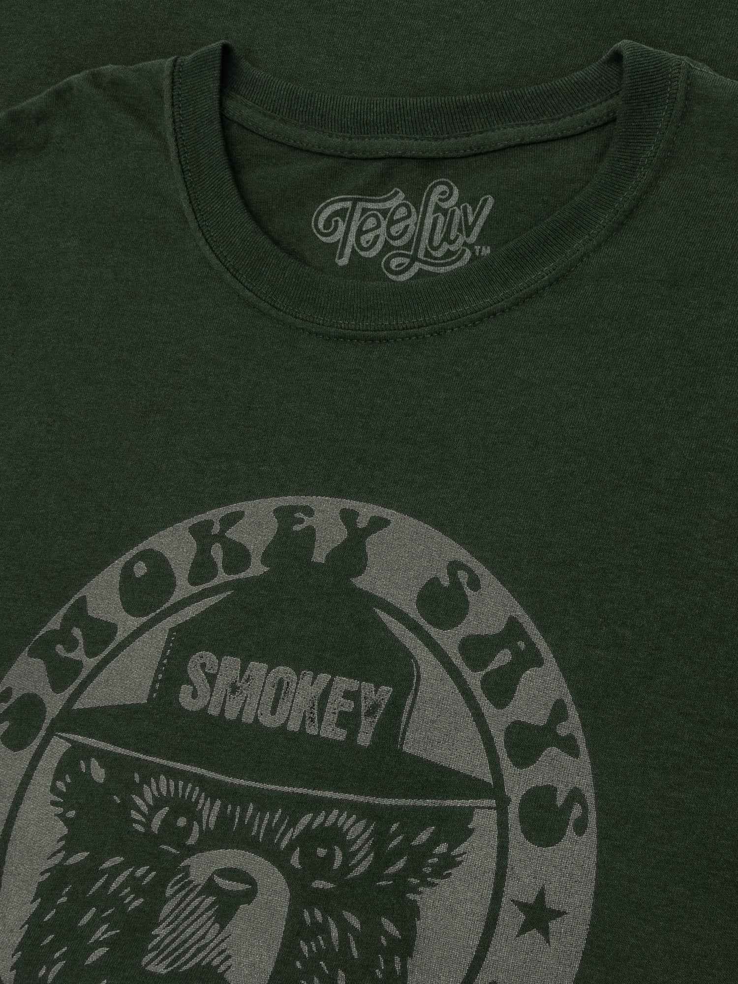 Smokey Bear "Keep It Green" Long Sleeve T-Shirt | Forest Green