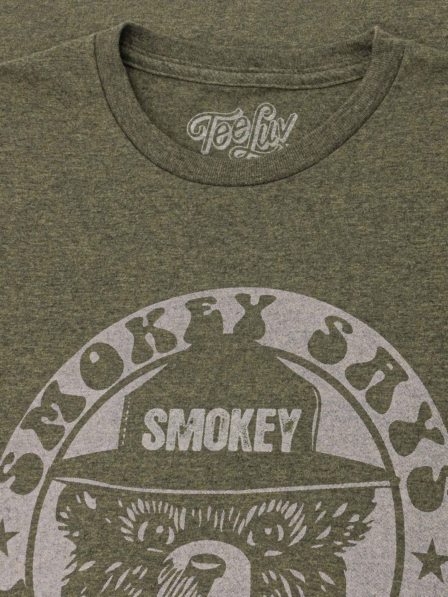 Smokey Bear "Keep It Green" T-Shirt | Licensed Mascot Graphic | Forest Green Heather