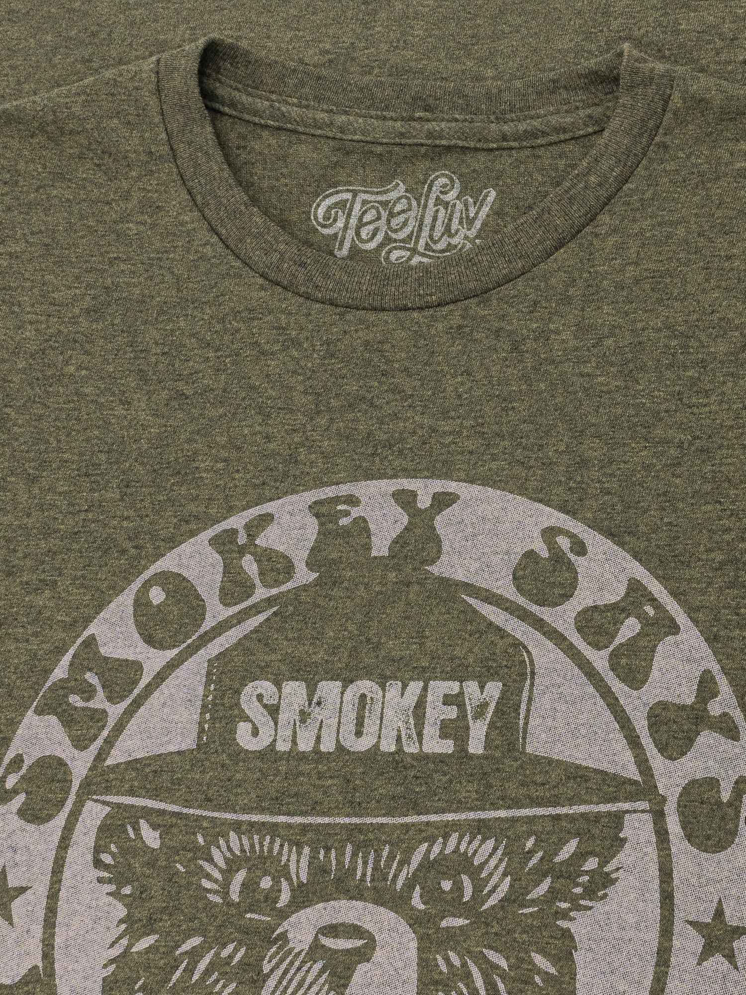 Smokey Bear "Keep It Green" T-Shirt | Licensed Mascot Graphic | Forest Green Heather