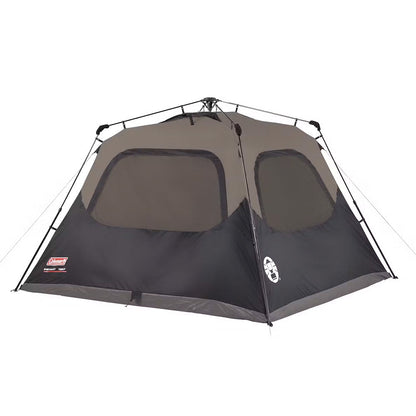 Coleman 6-Person Instant Cabin Camping Tent - 10 x 9 ft Black