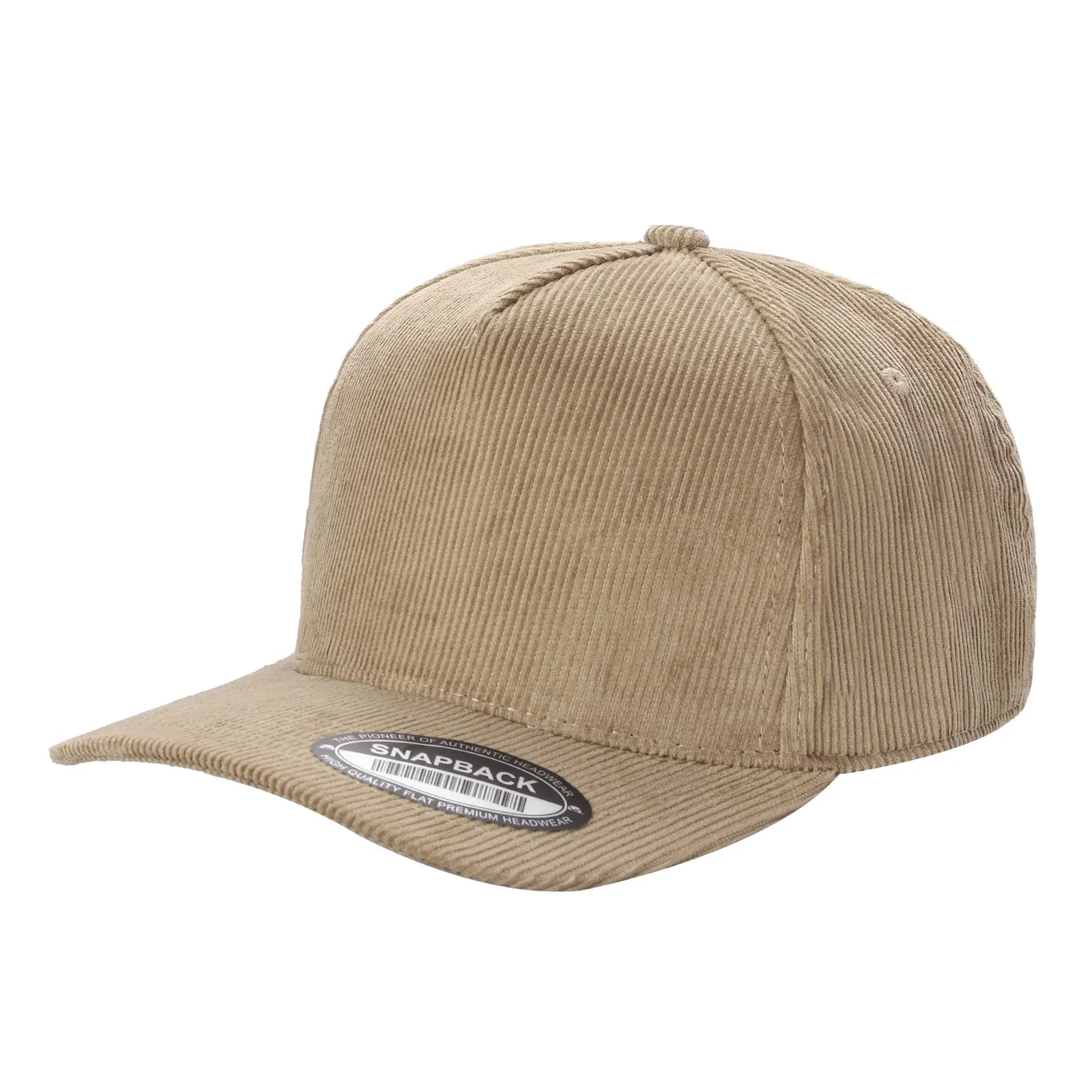5-Panel Corduroy Snapback Cap | 12 Colors - Niksstuff