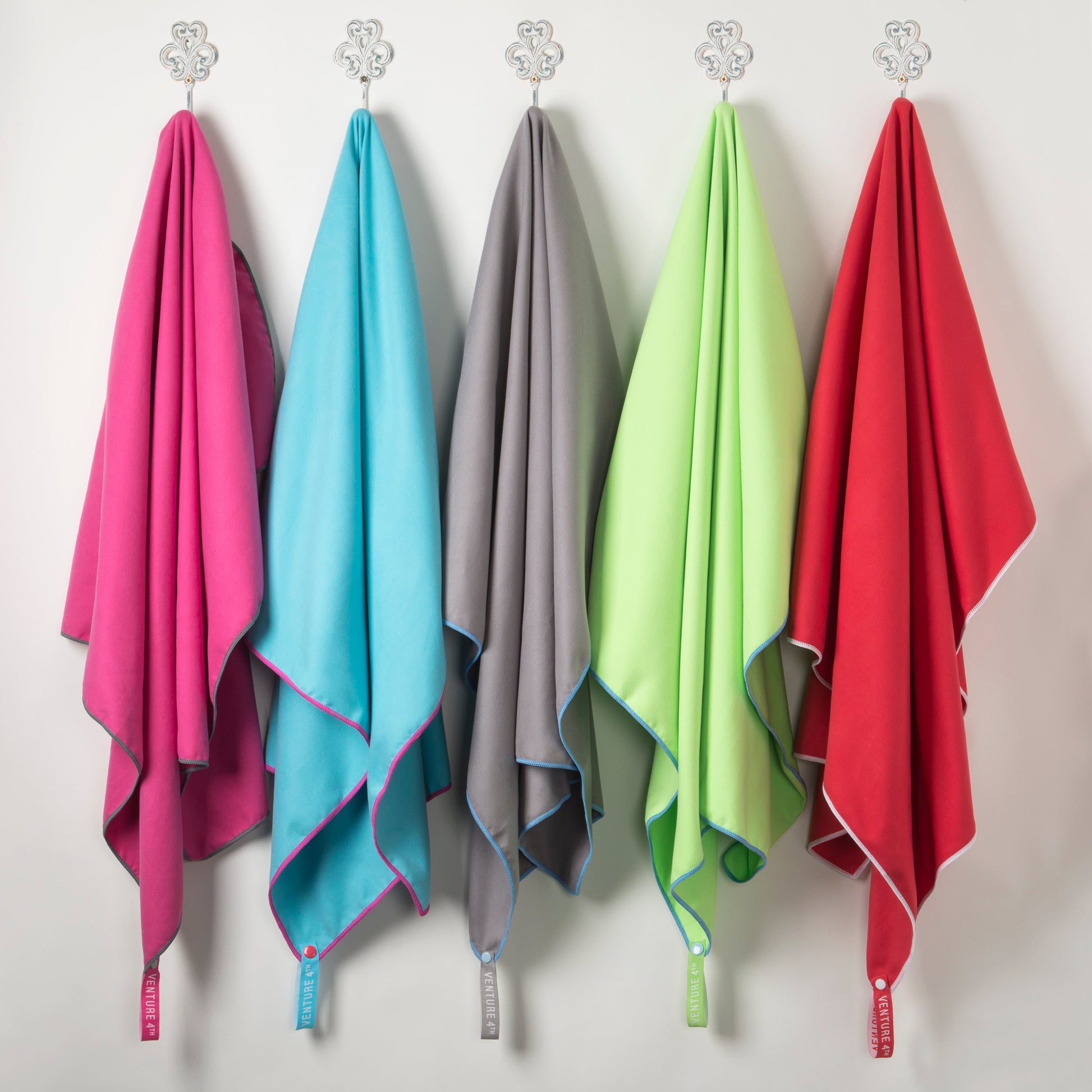 VENTURE 4TH Quick-Dry Microfiber Travel Towel | 3 Sizes | 9 Colors - Niksstuff