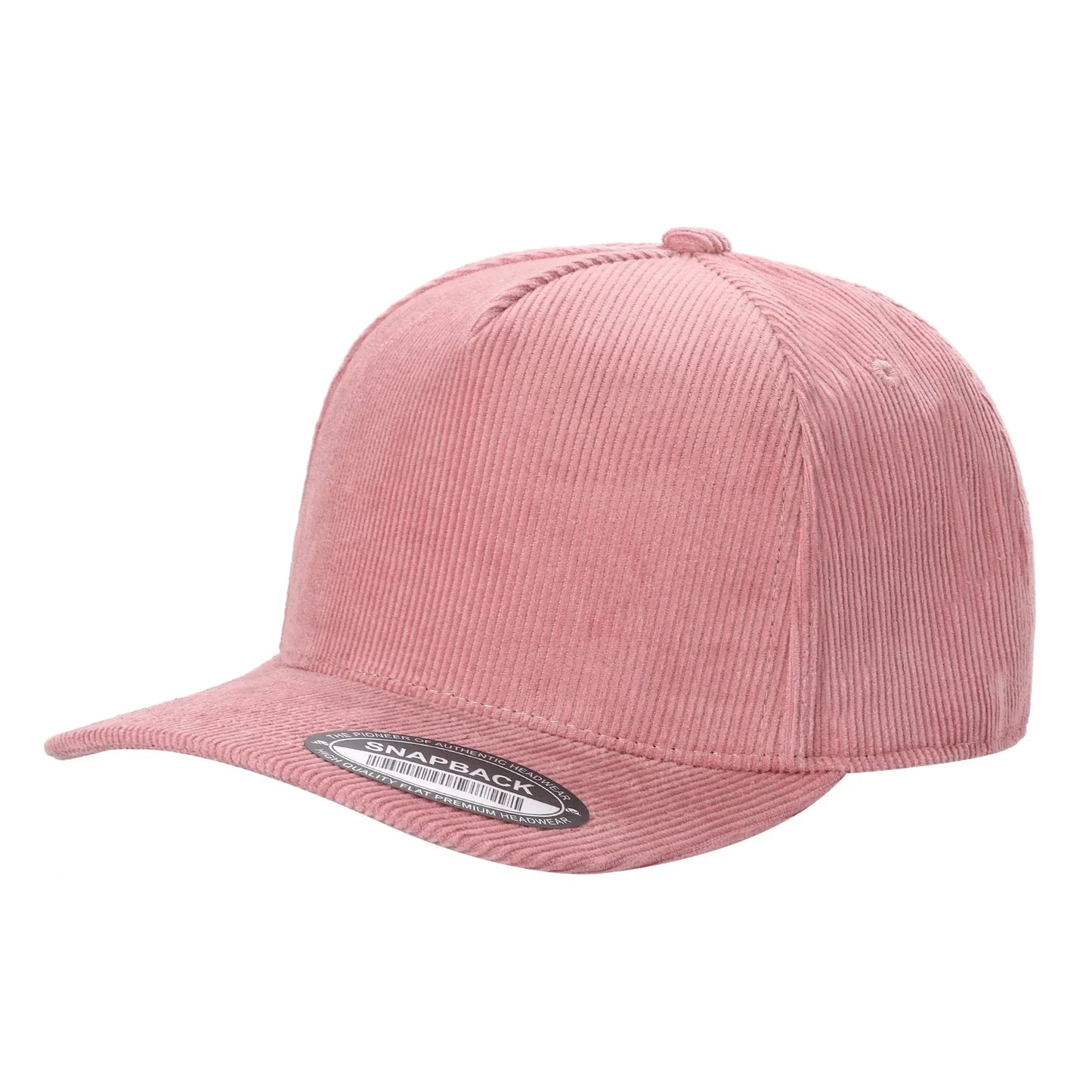 5-Panel Corduroy Snapback Cap | 12 Colors - Niksstuff